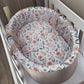 Cot Bedding - Flower Set 07 | All Nursery Sets | Baby Bedding Sets South Africa | Soft Spot Kids | South Africa