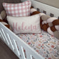 Cot Bedding - Flower Set 07 | All Nursery Sets | Baby Bedding Sets South Africa | Soft Spot Kids | South Africa