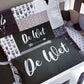 Patchwork blanket and pillow with 'De Wet' branding on a bed. | All Nursery Sets | Baby Bedding Sets South Africa | Soft Spot Kids | South Africa