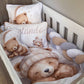 Cot Bedding - Grey Bear Set 02 | All Nursery Sets | Baby Bedding Sets South Africa | Soft Spot Kids | South Africa
