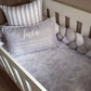 Cot Bedding - Grey Safari Set 05 | All Nursery Sets | Baby Bedding Sets South Africa | Soft Spot Kids | South Africa