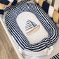 Cot Bedding - Navy Sailor Bear Set 01 Stripe nest | All Nursery Sets | Baby Bedding Sets South Africa | Soft Spot Kids | South Africa