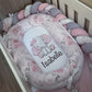Cot Bedding - Pink Elephant Set 51 Nest | All Nursery Sets | Baby Bedding Sets South Africa | Soft Spot Kids | South Africa