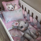 Cot Bedding - Pink Elephant Set 53 | All Nursery Sets | Baby Bedding Sets South Africa | Soft Spot Kids | South Africa