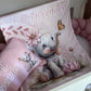 Cot Bedding - Pink Elephant Set 54.1 | All Nursery Sets | Baby Bedding Sets South Africa | Soft Spot Kids | South Africa