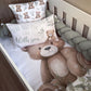 Cot Bedding - Sage Bear Set 03 | All Nursery Sets | Baby Bedding Sets South Africa | Soft Spot Kids | South Africa