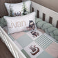 Cot Bedding - Sage Viking Set 01 | All Nursery Sets | Baby Bedding Sets South Africa | Soft Spot Kids | South Africa