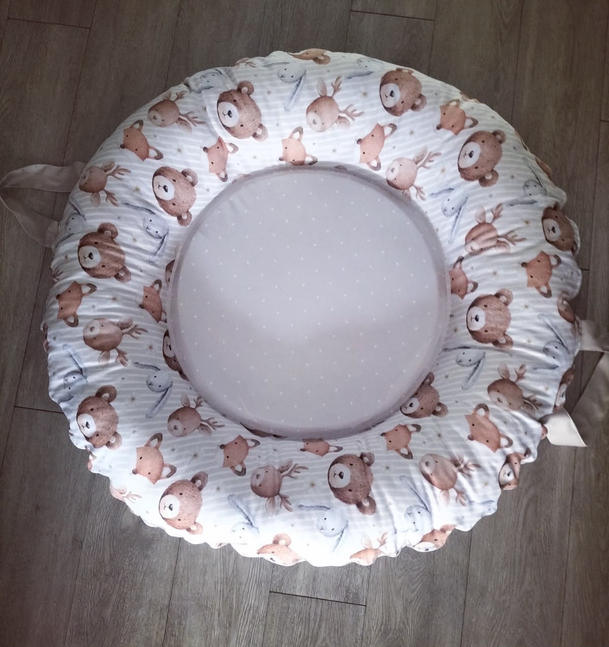 Cot Bedding - Sage Woodlands Set 03 Doughnuts 