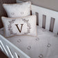 Cot Bedding - Wreath Crown Set 01 | All Nursery Sets | Baby Bedding Sets South Africa | Soft Spot Kids | South Africa