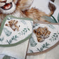 Crib set with lion cub design on a white crib | Baby Burp Cloths & Towels | Soft Spot Kids | South Africa