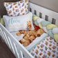 Crib with Winnie the Pooh-themed bedding and pillows. | All Nursery Sets | Baby Bedding Sets South Africa | Soft Spot Kids | South Africa