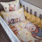 Nursery crib with Winnie the Pooh-themed bedding and pillows. | All Nursery Sets | Baby Bedding Sets South Africa | Soft Spot Kids | South Africa