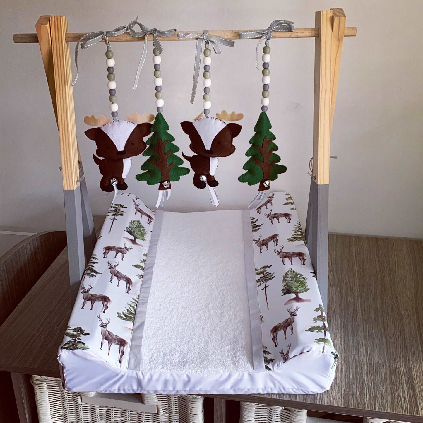 Cot Bedding - Olive Forrest Set