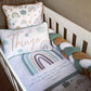 Cot Bedding - Sage Rainbow Set 03