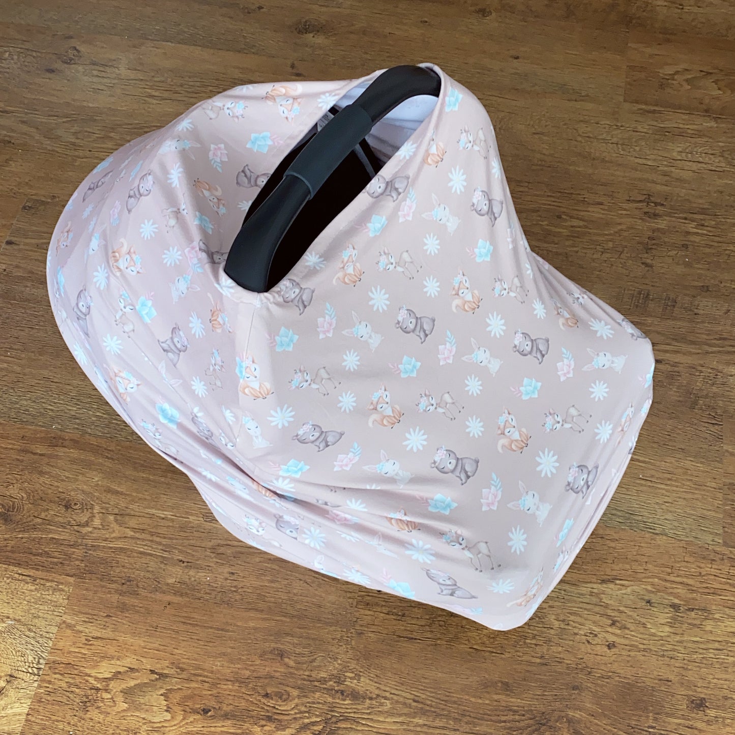 Cot Bedding - Pink Woodlands set 08
