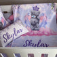Cot Bedding - Pink Tatty Teddy Set 03
