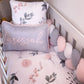 Cot Bedding - Pink Flower Set 04