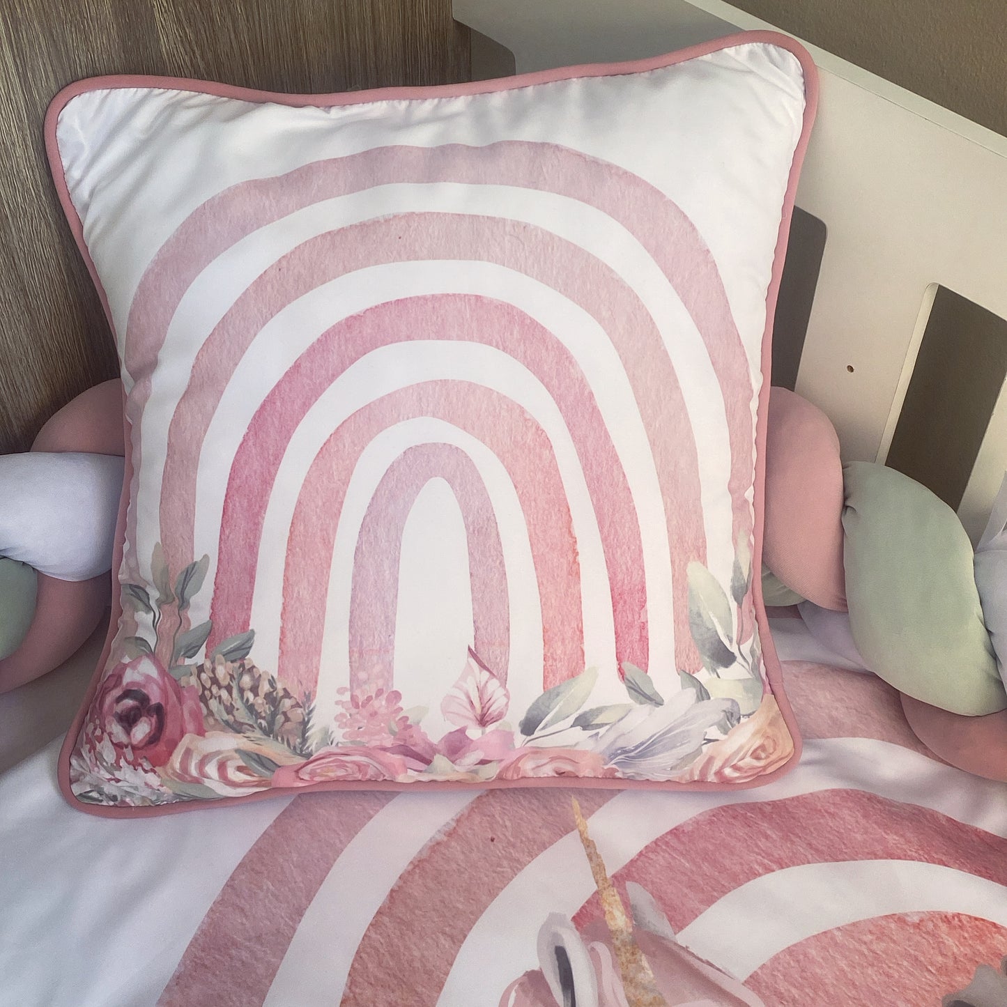 Cot Bedding - Pink Unicorn Set 07