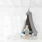 Hanging Tent Canopy - Grey misquito netting for baby bed or crib | Baby Canopy Nets | Cot Mosquito Nets | Soft Spot Kids | South Africa