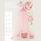 Hanging Tent Canopy Netting - Pastel Pink | Baby Canopy Nets | Cot Mosquito Nets | Soft Spot Kids | South Africa