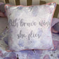 Decorative pillow with butterfly design and text on a matching fabric background | All Nursery Sets | Baby Bedding Sets South Africa | Soft Spot Kids | South Africa