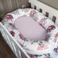 Cot Bedding - Pink Peony Set 01