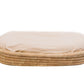 A beige woven basket with a soft mattress on top. | Baby Essentials | All Baby Products | Soft Spot Kids | South Africa