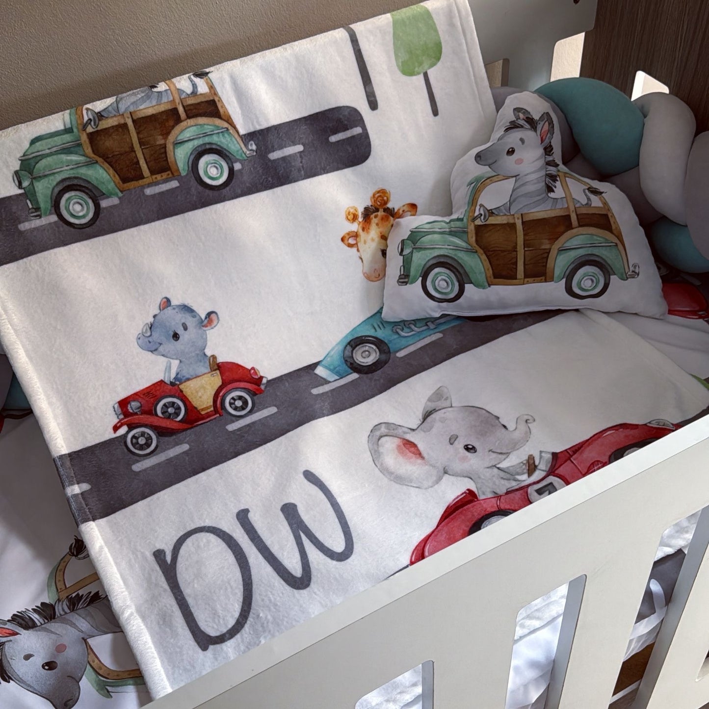 Cot Bedding - Cars Set 01