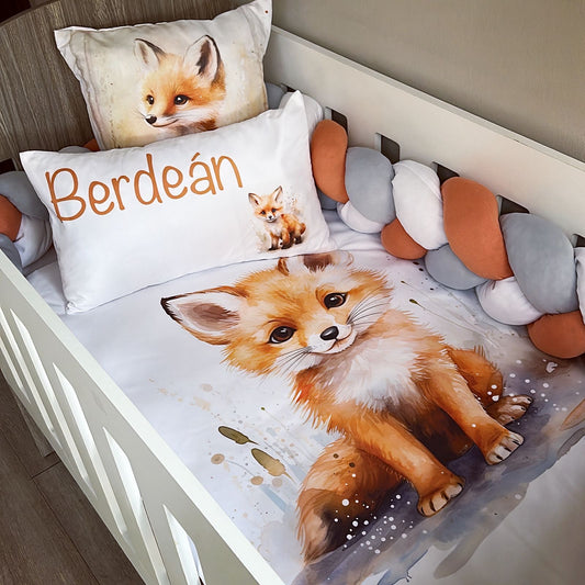 Cot Bedding - Fox Set 04