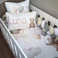 Cot Bedding - Sage Bear Set 02