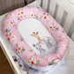 Cot Bedding - Pink Safari Set 08