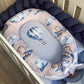 Cot Bedding - Blue Plane Set 03