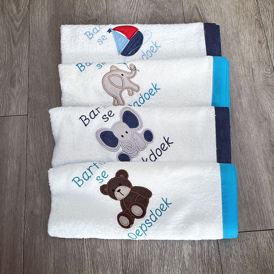 Burpcloths - Navy Blue 01