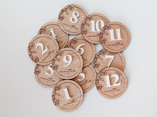 Wooden Milestone Sets (Circles)