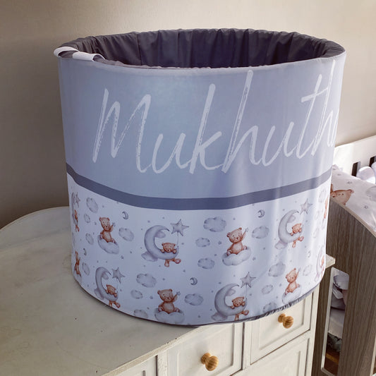 Large Laundry Barrel - Grey Bear 01
