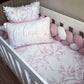 Cot Bedding - Pink Flower Set 13 | All Nursery Sets | Baby Bedding Sets South Africa | Soft Spot Kids | South Africa
