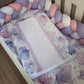 cot_bedding_pink_purple_bedding | All Nursery Sets | Baby Bedding Sets South Africa | Soft Spot Kids | South Africa
