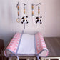 Cot Bedding - Coral Cow Set 01