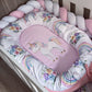 Cot Bedding - Pink Unicorn Set 12