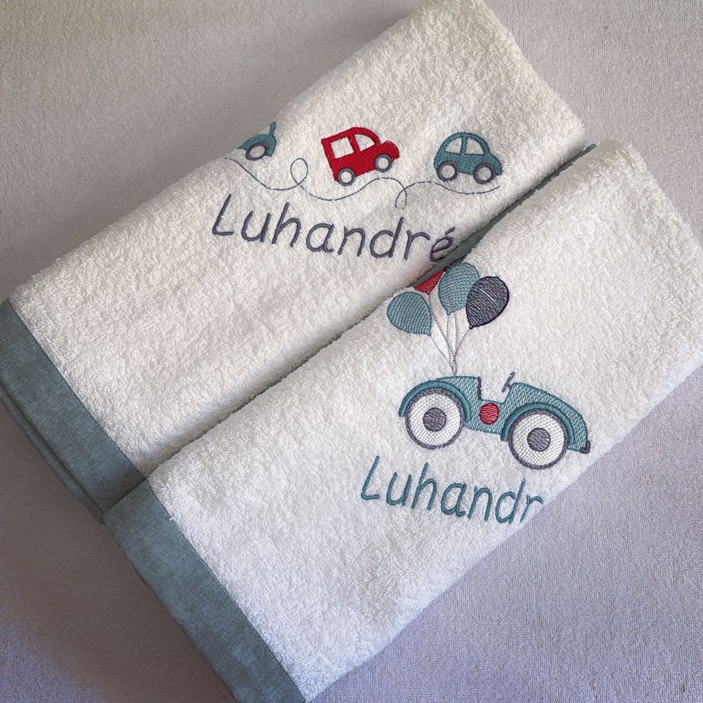 Burpcloths - Cars 01