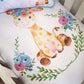 Cot Bedding - Aqua Giraffe Set 01