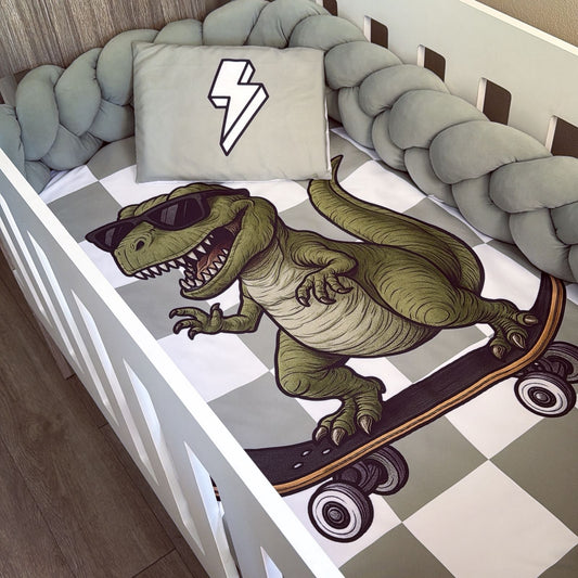 Cot Bedding - Dinosaur Set 07