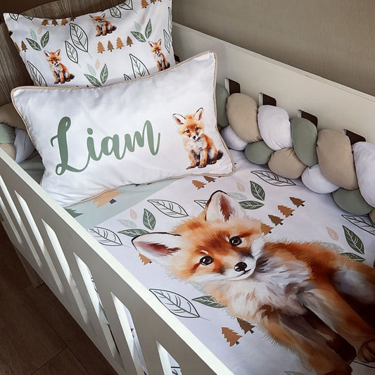 Cot Bedding - Fox Set 05