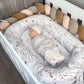 Cot Bedding - Stone Flower Set 02