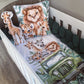 Cot Bedding - Green Safari Set 11