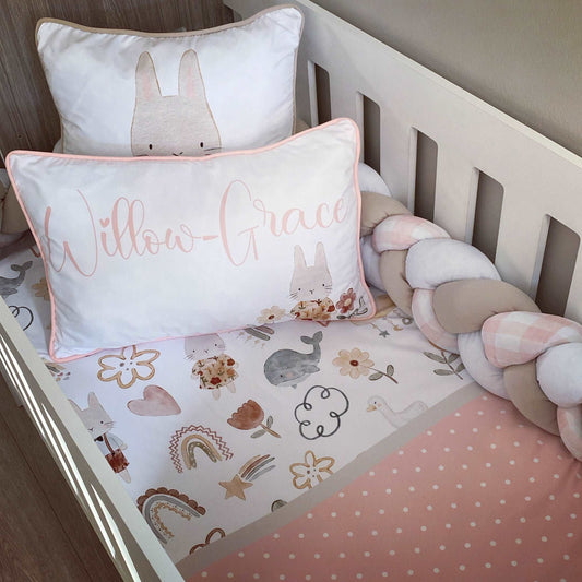 Cot Bedding - Bunny Boho Set 01
