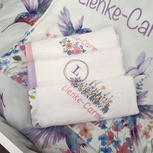 Burpcloths - Flowers 05