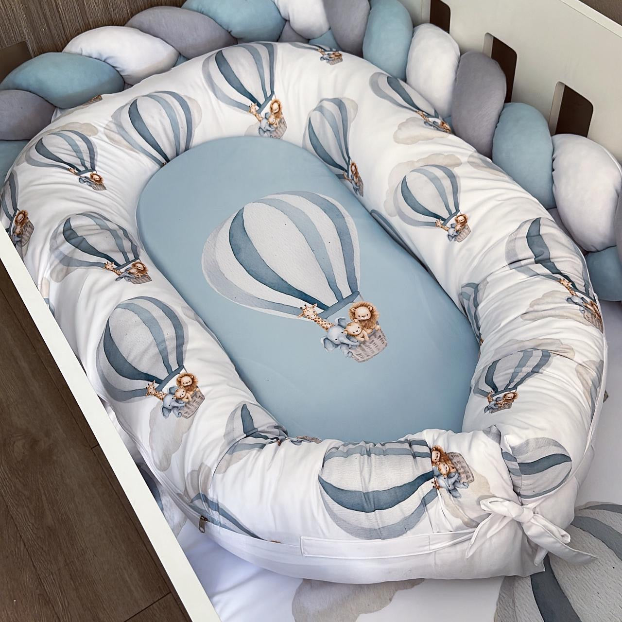 Cot Bedding - Balloon Safari Set 01